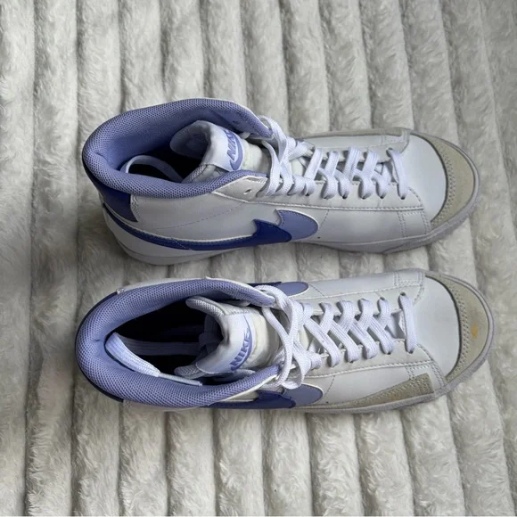 Nike Blazer Mid ‘77 SE GS ‘Double Swoosh - Purple’ - Picture 5 of 5